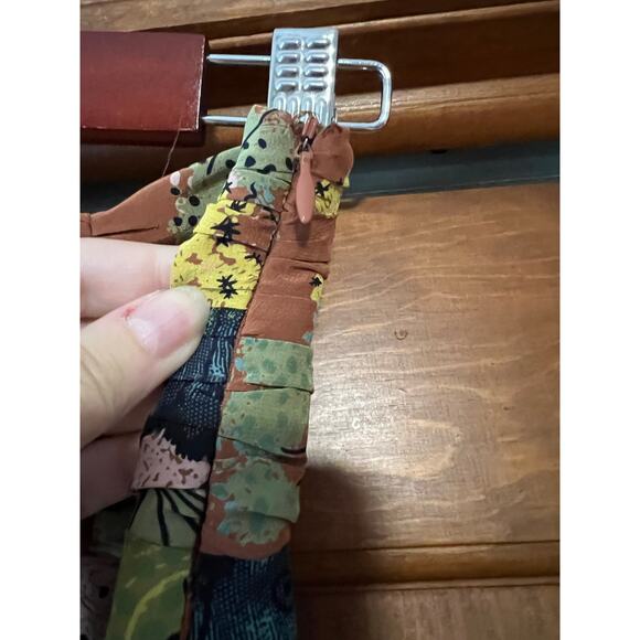 Nanette Lepore Women's Silk Floral Flowy Skirt Copper Brown Earthy Boho Size 2 - Picture 6 of 11